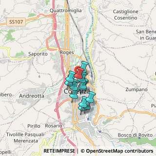 Mappa Via Giuseppe Sisca, 87100 Cosenza CS, Italia (1.22154)