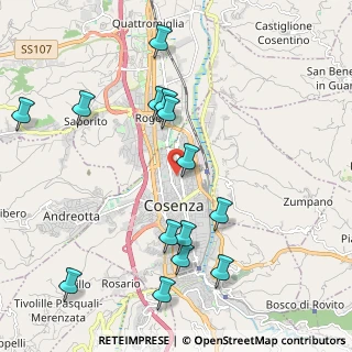 Mappa Via Giuseppe Sisca, 87100 Cosenza CS, Italia (2.52429)
