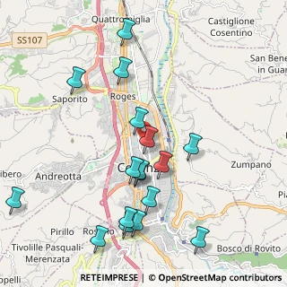 Mappa Via Giuseppe Sisca, 87100 Cosenza CS, Italia (2.41471)