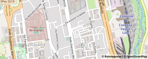 Mappa Cosenza