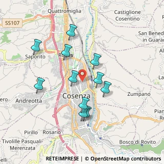 Mappa Piazza Nicola Corigliano, 87100 Cosenza CS, Italia (1.85727)