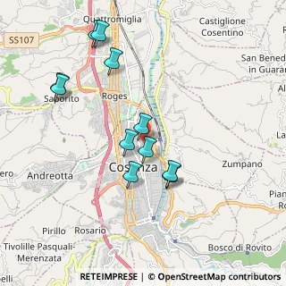 Mappa Piazza Nicola Corigliano, 87100 Cosenza CS, Italia (2.06545)