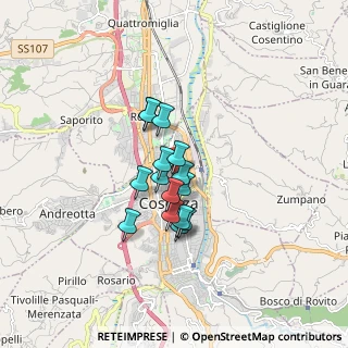 Mappa Vicino lo Studio radiologico Federico, 87100 Cosenza CS, Italia (1.212)