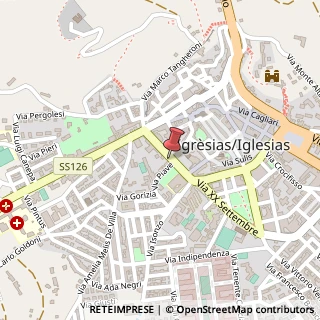 Mappa Via Roma, 45, 09016 Iglesias, Carbonia-Iglesias (Sardegna)