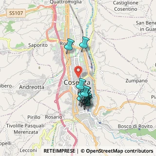Mappa Piazza Fausto e Luigi Gullo, 87100 Cosenza CS, Italia (1.61857)