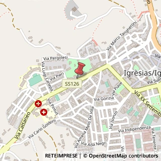 Mappa Via Roberto Cattaneo, 64, 09016 Iglesias, Carbonia-Iglesias (Sardegna)