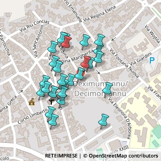 Mappa Corso Umberto, 09033 Decimomannu CA, Italia (0.1037)