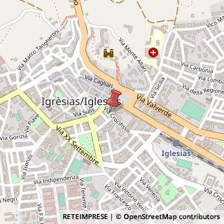 Mappa Via Crocifisso, 7, 09016 Iglesias, Carbonia-Iglesias (Sardegna)