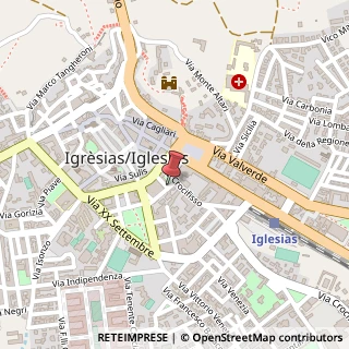 Mappa Via Oristano,  15, 09127 Iglesias, Carbonia-Iglesias (Sardegna)