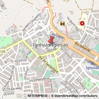 Mappa Via Pisani, 20, 09016 Iglesias, Carbonia-Iglesias (Sardegna)
