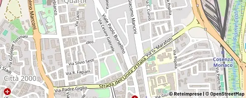 Mappa Cosenza