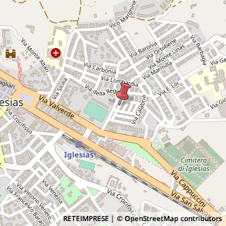 Mappa Via Emilia, 24, 09016 Iglesias, Carbonia-Iglesias (Sardegna)