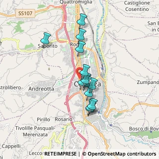 Mappa Via Suor Elena Aiello, 87100 Cosenza CS, Italia (1.56462)