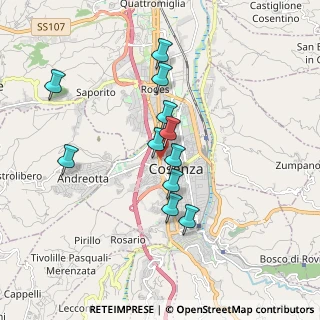 Mappa Via Suor Elena Aiello, 87100 Cosenza CS, Italia (1.69182)