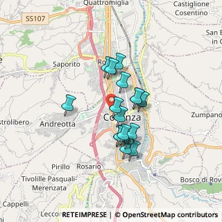 Mappa Via Suor Elena Aiello, 87100 Cosenza CS, Italia (1.40118)