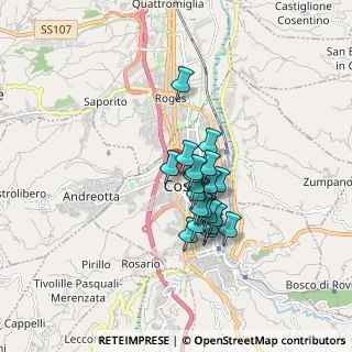 Mappa Viale Guglielmo Marconi, 87100 Cosenza CS, Italia (1.3025)