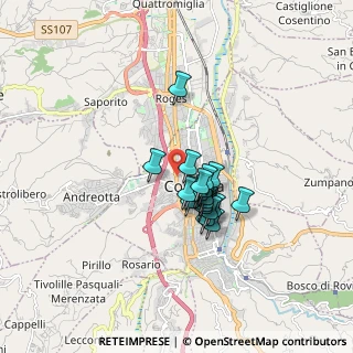 Mappa Via Suor Elena Aiello, 87100 Cosenza CS, Italia (1.2395)