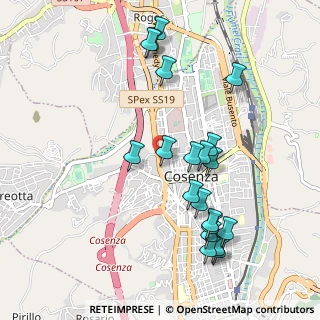 Mappa Via Suor Elena Aiello, 87100 Cosenza CS, Italia (1.157)
