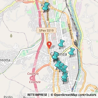 Mappa Via Suor Elena Aiello, 87100 Cosenza CS, Italia (1.20583)