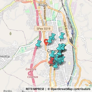 Mappa Via Suor Elena Aiello, 87100 Cosenza CS, Italia (0.8675)
