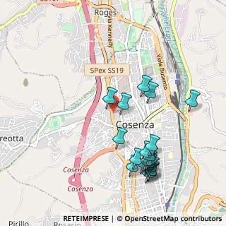 Mappa Via Suor Elena Aiello, 87100 Cosenza CS, Italia (1.2015)