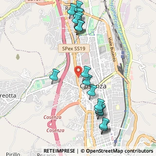 Mappa Via Suor Elena Aiello, 87100 Cosenza CS, Italia (1.35)