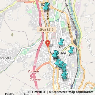 Mappa Via Luigi de Franco, 87100 Cosenza CS, Italia (1.24)