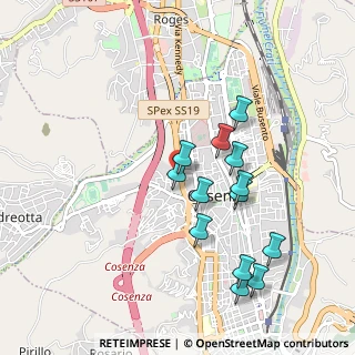 Mappa Via Luigi de Franco, 87100 Cosenza CS, Italia (0.99154)