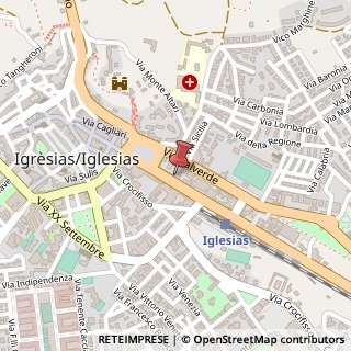 Mappa Via Garibaldi, 35, 09016 Iglesias, Carbonia-Iglesias (Sardegna)
