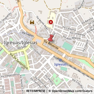 Mappa Via Valverde, 8, 09016 Iglesias, Carbonia-Iglesias (Sardegna)