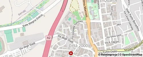 Mappa Cosenza