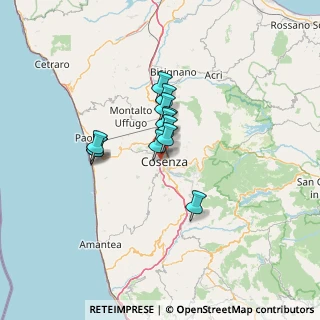 Mappa A3 Napoli - Reggio di Calabria, 87100 Cosenza CS, Italia (9.46167)