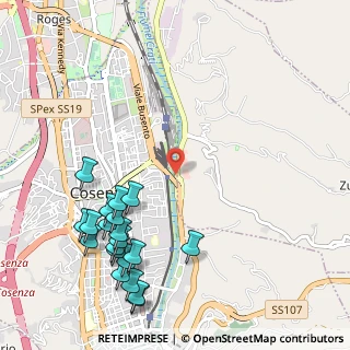Mappa Ponte Crati, 87100 Cosenza CS, Italia (1.459)