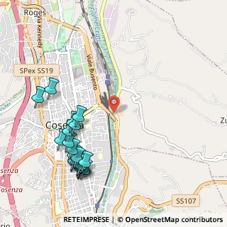 Mappa Ponte Crati, 87100 Cosenza CS, Italia (1.377)