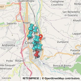 Mappa Ponte Crati, 87100 Cosenza CS, Italia (1.40769)