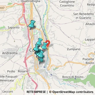 Mappa Ponte Crati, 87100 Cosenza CS, Italia (1.5625)