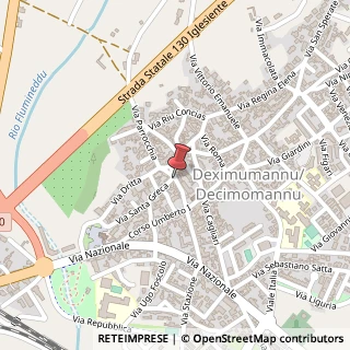 Mappa Via Parrocchia, 29, 09033 Decimomannu, Cagliari (Sardegna)