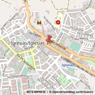 Mappa Piazza sella 15, 09016 Iglesias, Carbonia-Iglesias (Sardegna)