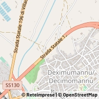 Hartă Decimomannu