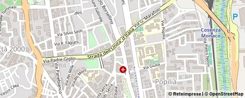 Mappa Cosenza