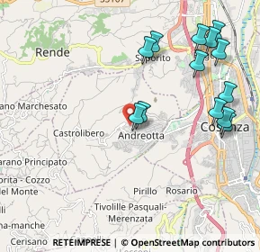 Mappa 87040 Castrolibero CS, Italia (2.53154)