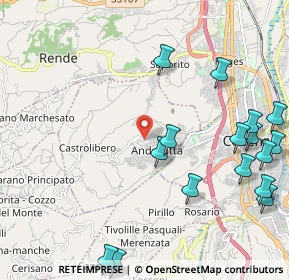 Mappa 87040 Castrolibero CS, Italia (2.9875)