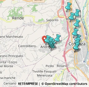 Mappa 87040 Castrolibero CS, Italia (2.30357)