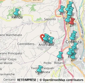 Mappa 87040 Castrolibero CS, Italia (2.83684)