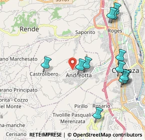 Mappa 87040 Castrolibero CS, Italia (2.65083)