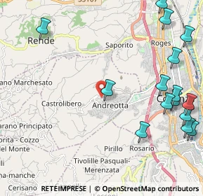 Mappa 87040 Castrolibero CS, Italia (3.19733)