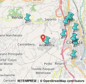 Mappa 87040 Castrolibero CS, Italia (2.65909)