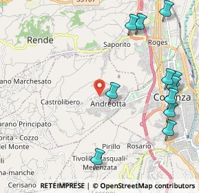 Mappa 87040 Castrolibero CS, Italia (2.93364)