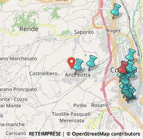 Mappa 87040 Castrolibero CS, Italia (3.06867)
