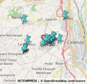 Mappa 87040 Castrolibero CS, Italia (1.35824)